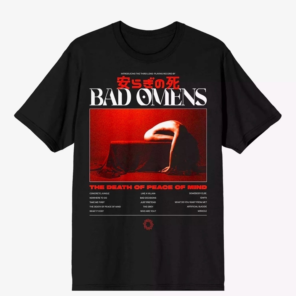 Bad Omens Death of Peace of Mind Tshirt